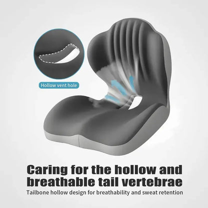 Brankson™ Memory Foam Seat Cushion & Lumbar Support for Pain Relief
