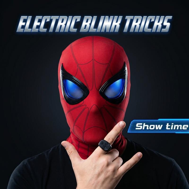 Brankson™ Spidey Light-Up Mask with Remote Ring
