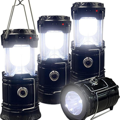 Brankson™ 4-Pack Solar Rechargeable Camping Lanterns