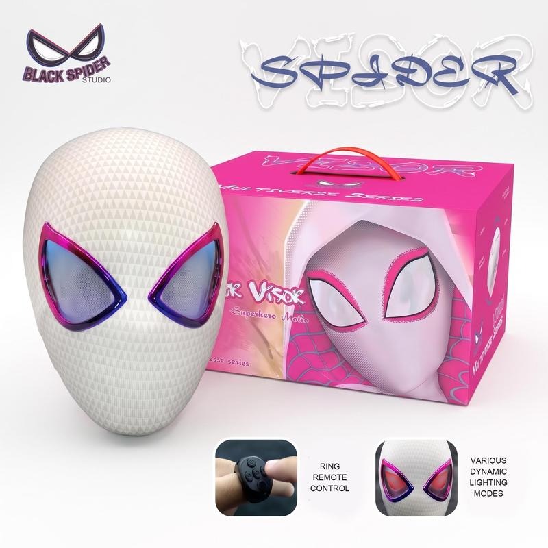 Brankson™ Spidey Light-Up Mask with Remote Ring