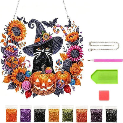Brankson™ Halloween Diamond Painting Suncatcher Kit