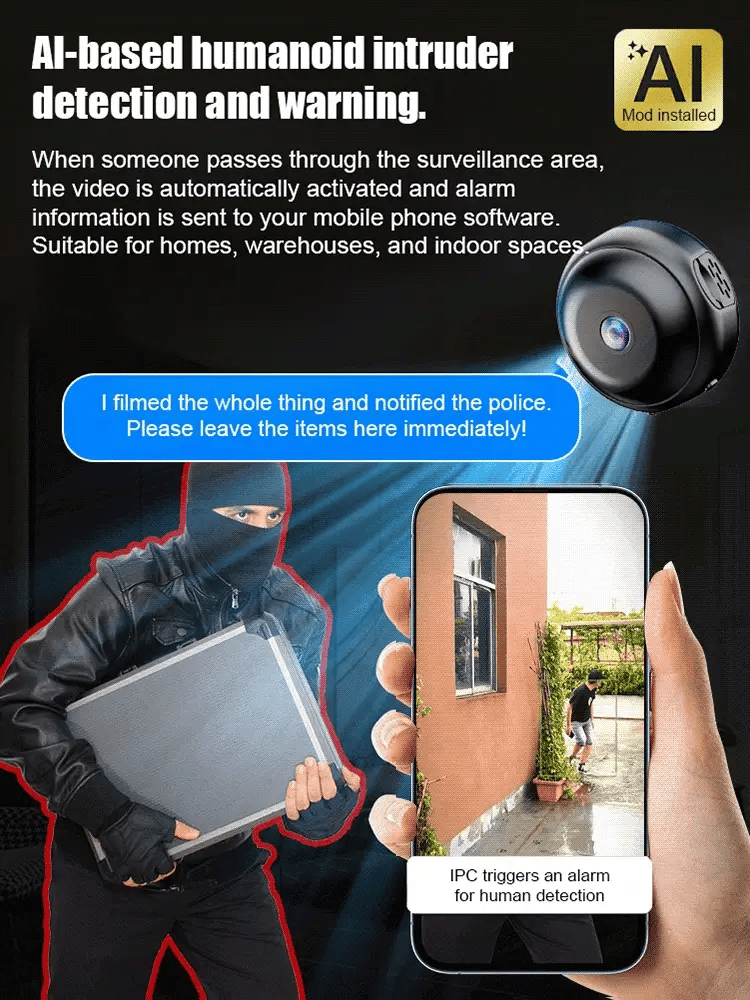 Brankson™ 📹 Hidden Camera – HD Night Vision
