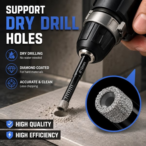 Brankson™ 6-Piece Diamond Drill Bit Set