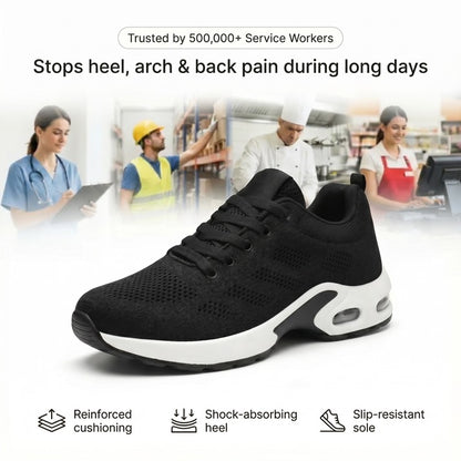 Orthora™ Pro — 12-Hour Shift Shoes for All-Day Foot, Knee & Back Pain Relief