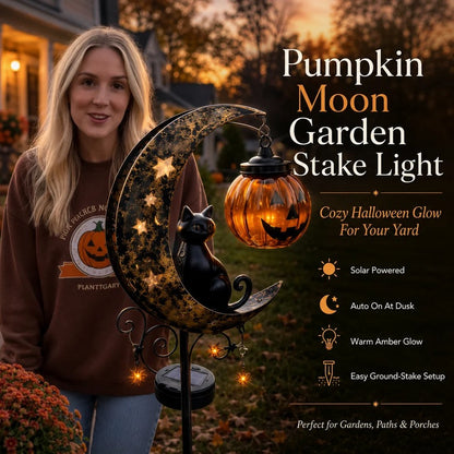 Brankson™ Pumpkin Moon Garden Stake Light 🎃