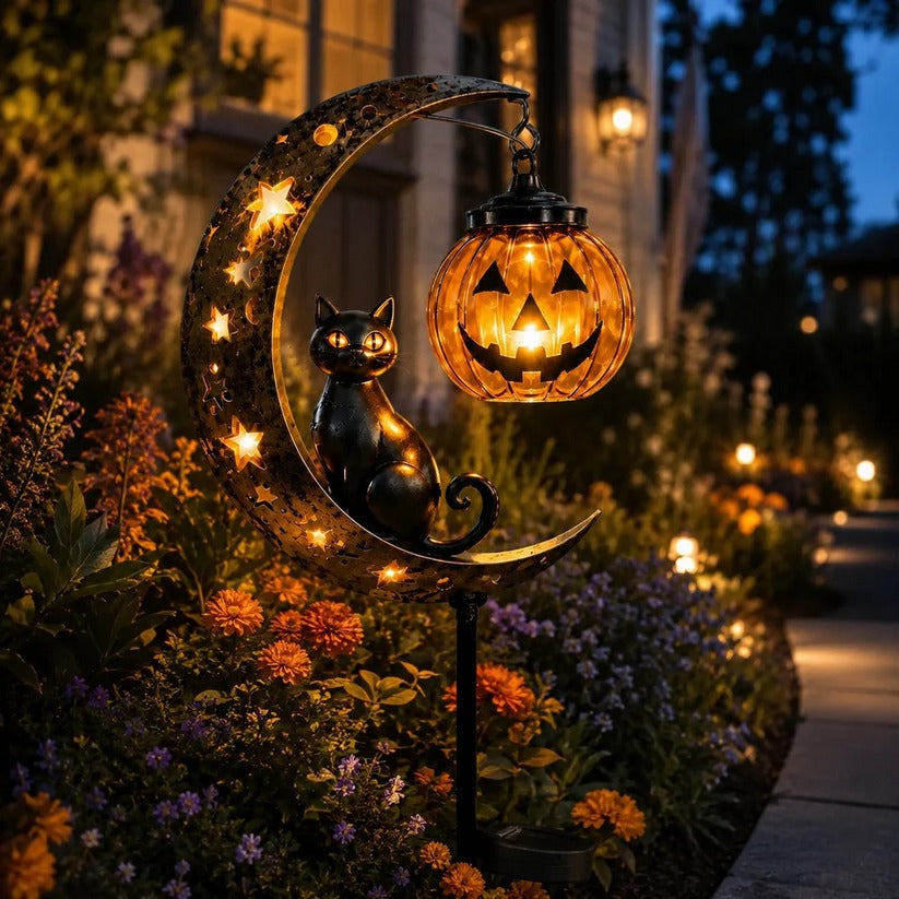 Brankson™ Pumpkin Moon Garden Stake Light 🎃