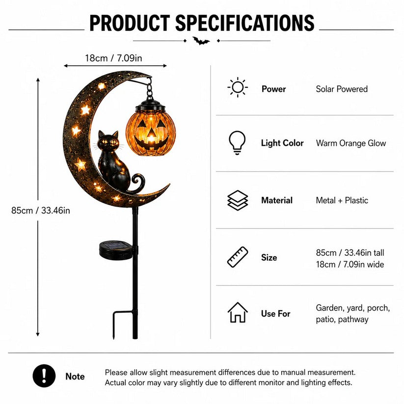 Brankson™ Pumpkin Moon Garden Stake Light 🎃