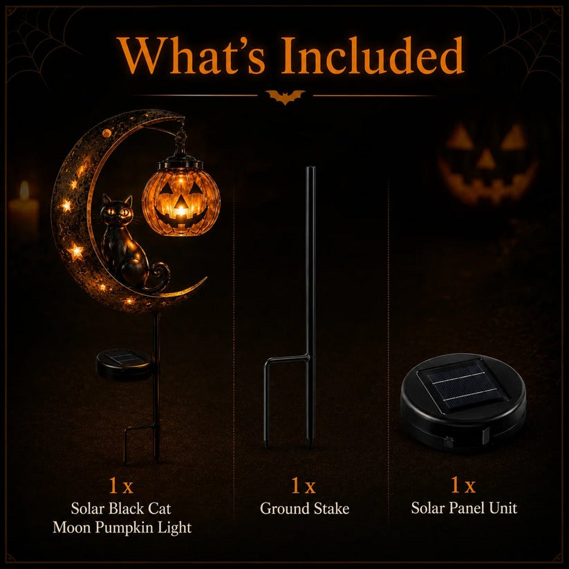 Brankson™ Pumpkin Moon Garden Stake Light 🎃