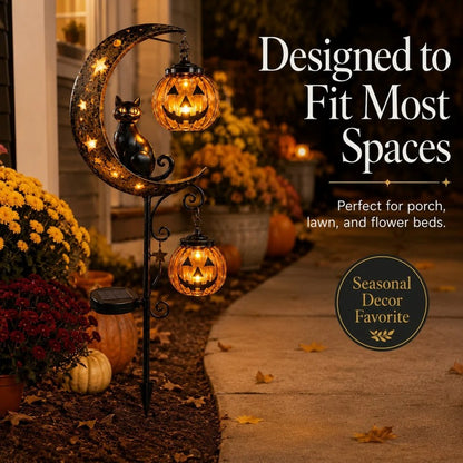 Brankson™ Pumpkin Moon Garden Stake Light 🎃