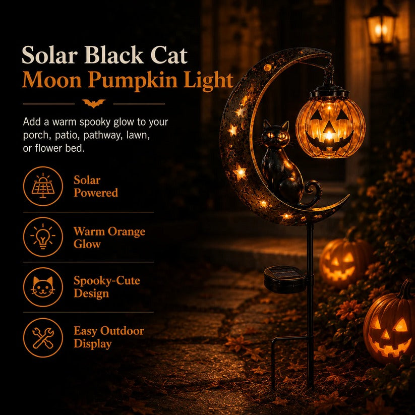 Brankson™ Pumpkin Moon Garden Stake Light 🎃