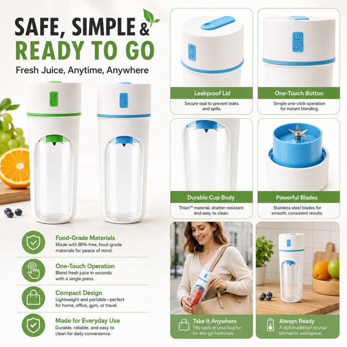Brankson™ Portable Wireless Juicer Cup